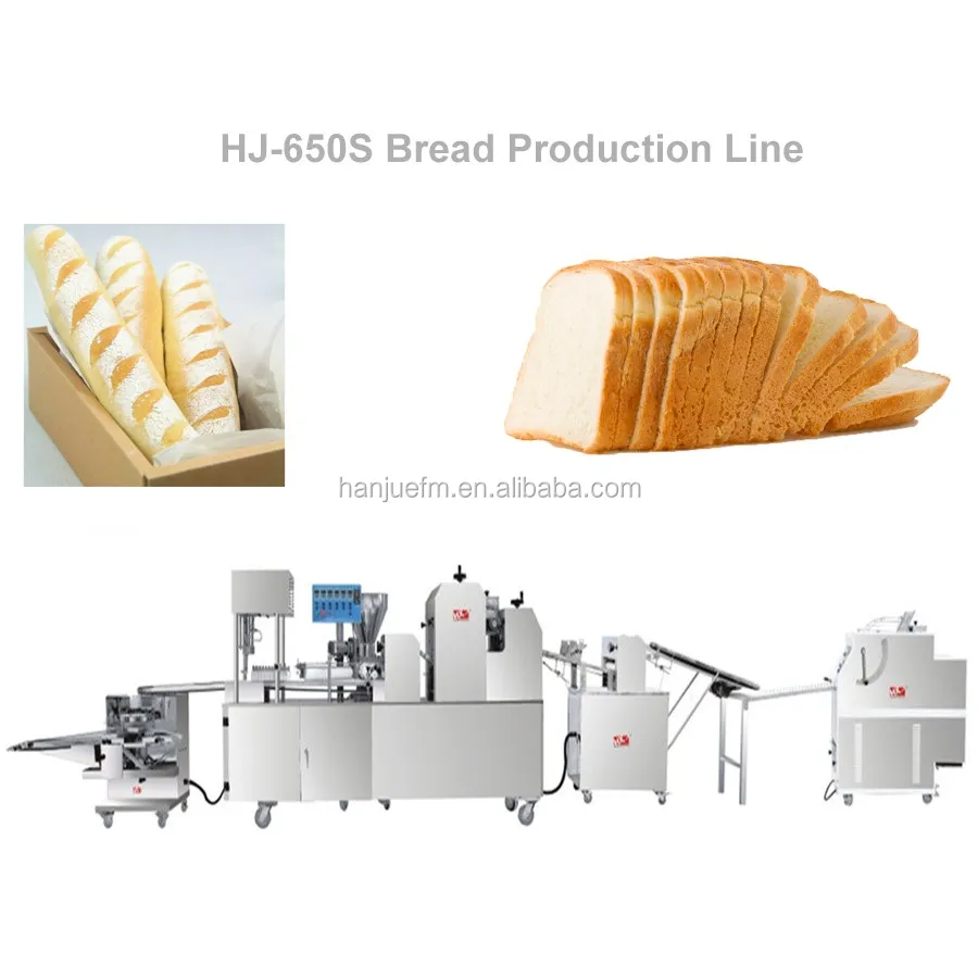 Automatic butter bread make machine or toast bread production line