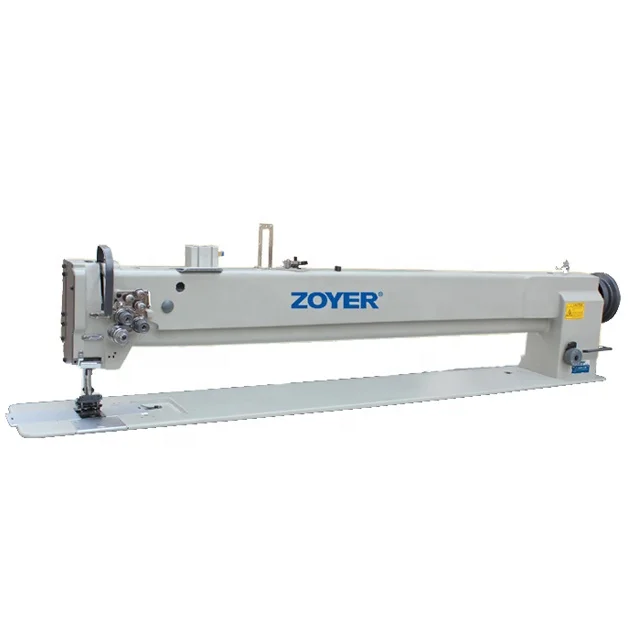 ZY4420-L46 zoyer long arm leather lockstitch sewing machine walking foot indust
