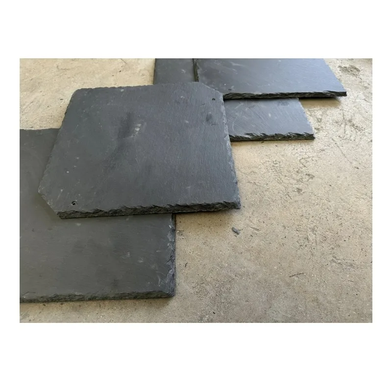 Wholesale Price Slate Tile Natural Stone Black Roofing Sheet Slate Roof Tile