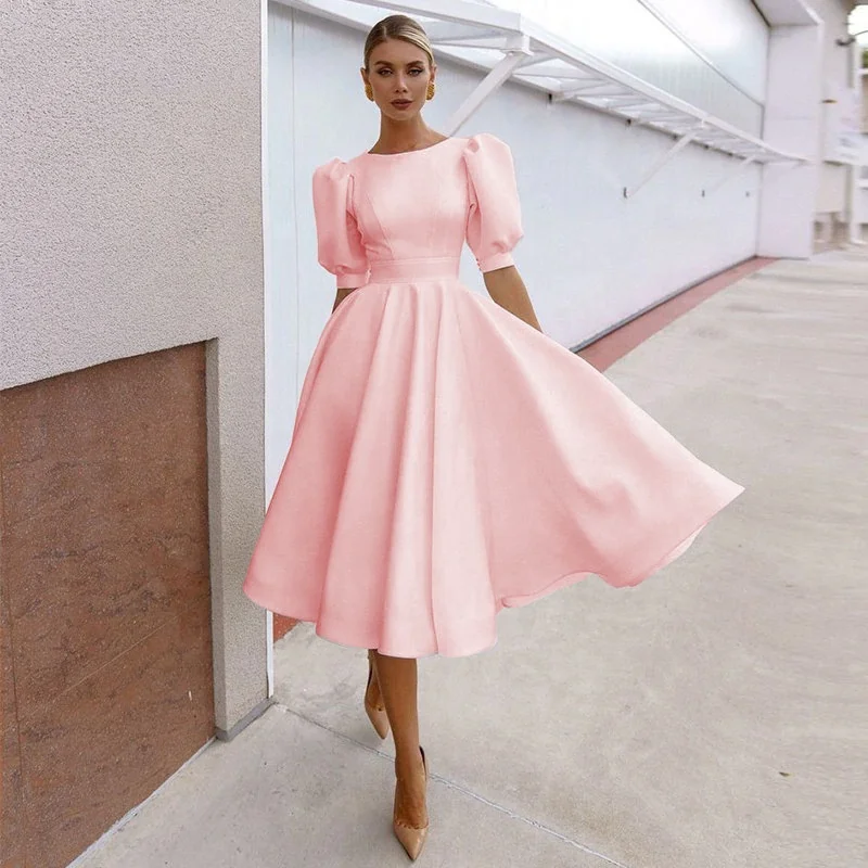 XIUYU lady white color dress casual plus size elegant vestido evening party sexy dress clothes club swing women midi dress