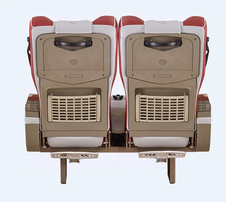 vip soft luxury bus seat with headrest and food table