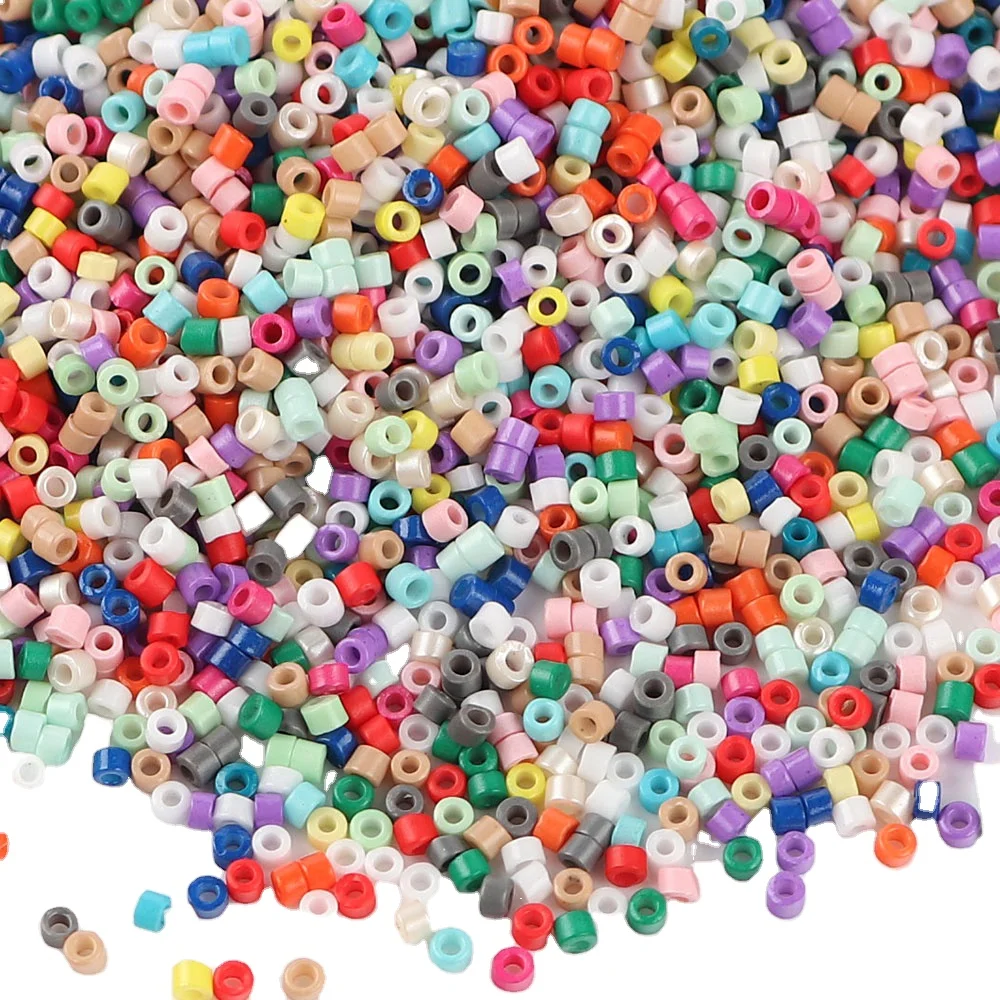 21colours 20g DIY Jewelry Making Antique Glass Seed Beads 2mm 12/0 Loose Pony Beads Mini Opaque Spacer Beads
