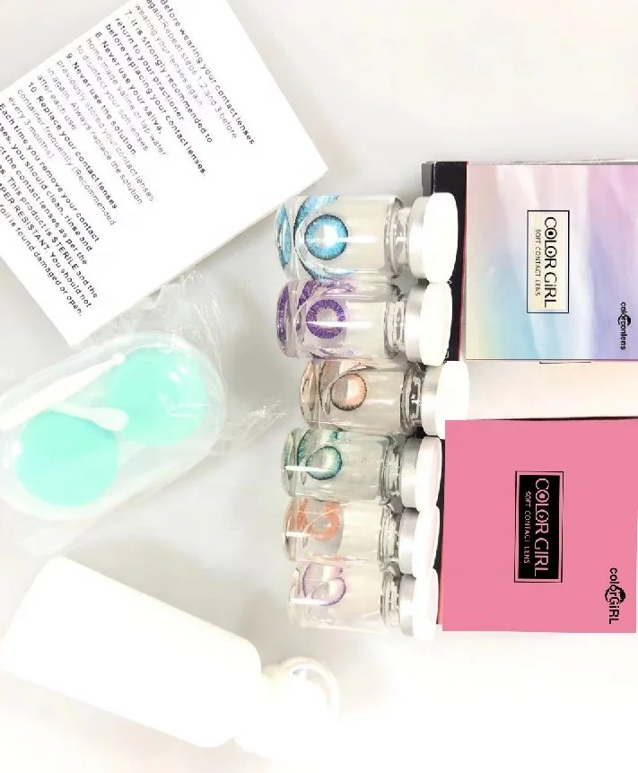 Full of charming eyes normal coloured lenses crazy eyes contact lens yearly