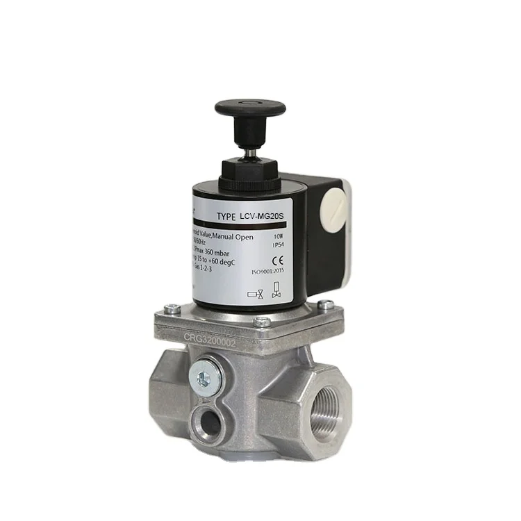 200/360mbar single coil solenoid  air control valve for gas oil burner