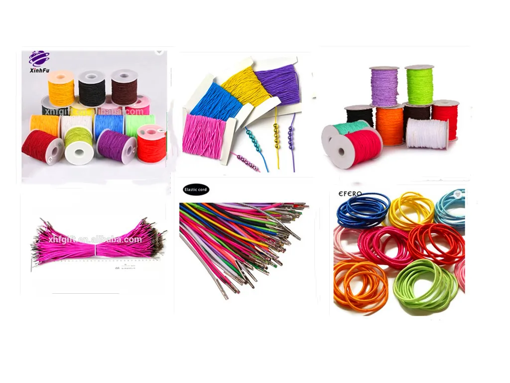 Eco-friendly Wholesale  Color Width Customizable nylon braided bungee rubber elastic cord woven elastic rope for packaging