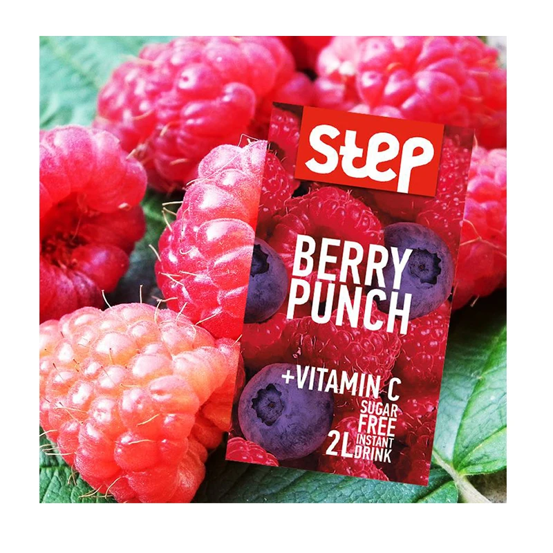 
Step Instant Powder Fruit Juice Drink Energy Drinks Food Beverage Pineapple and Melon Peach Powder Juice 