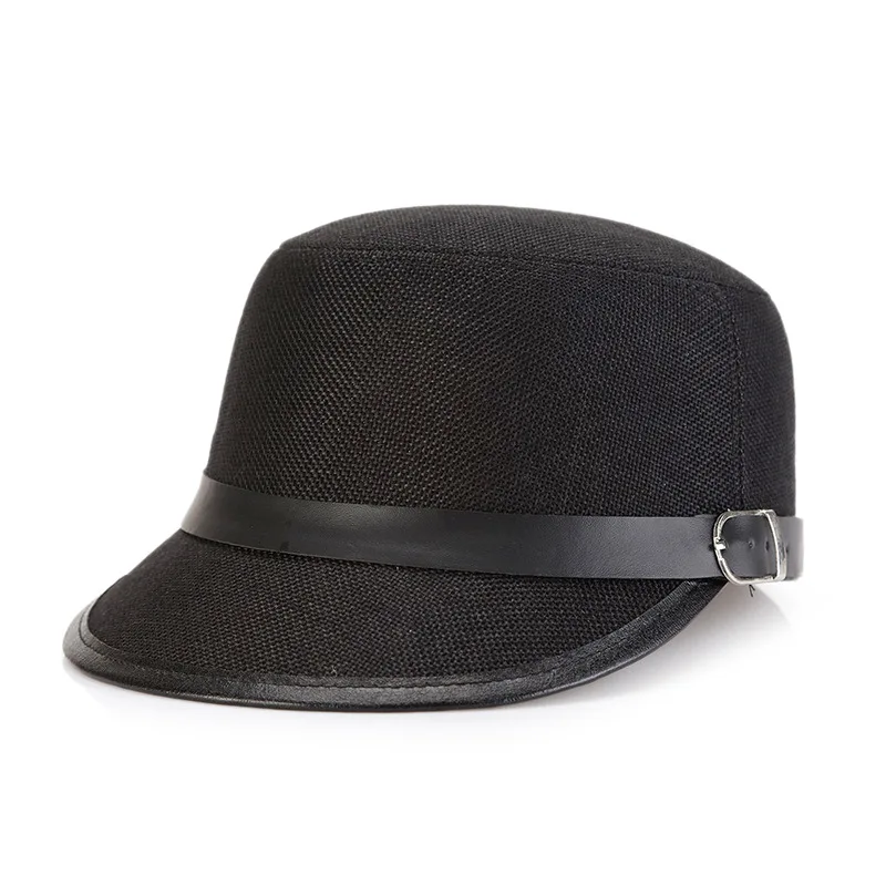 
2021 New fashionable 100% linen sun hat riding ivy cap in autumn and winter 