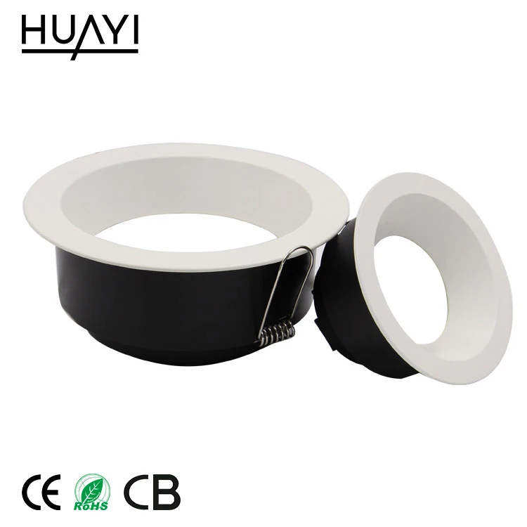 HUAYI Hotel IP44 Mini Slim Trimless CCT Dimmable 15W SMD панель встраиваемый круглый потолочный светильник светодиодный