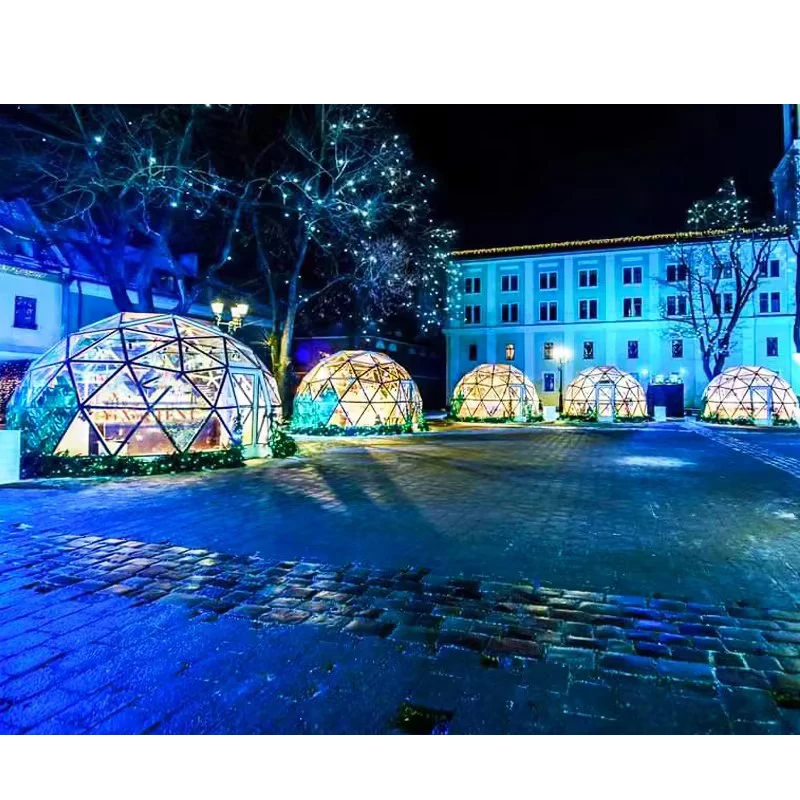 High quality surveying glamping party Wedding bar restaurant Transparent Tent Pvc Heavy Duty Tent Glass dome house tent