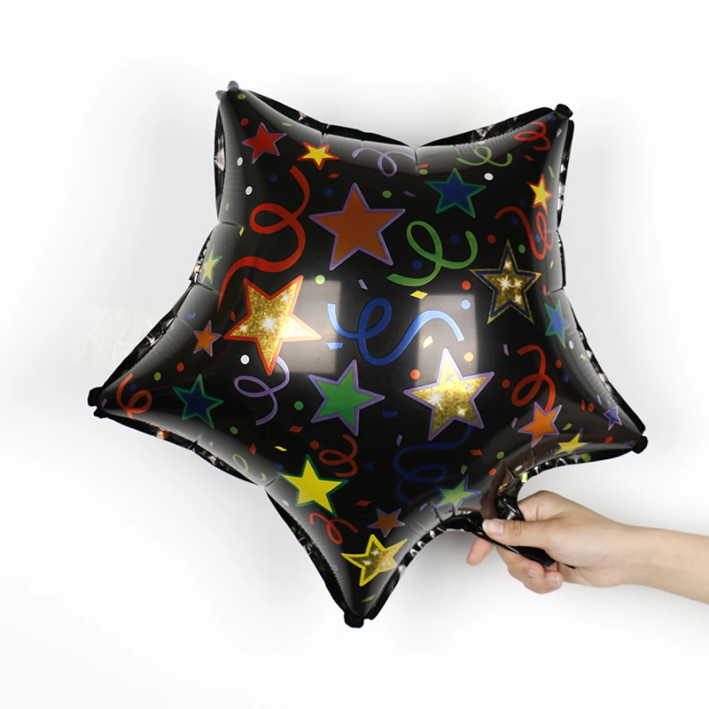 New Laser Christmas tree cartoon foil balloon Merry Christmas Christmas tree snowflakes party scene decoration balloon supplies