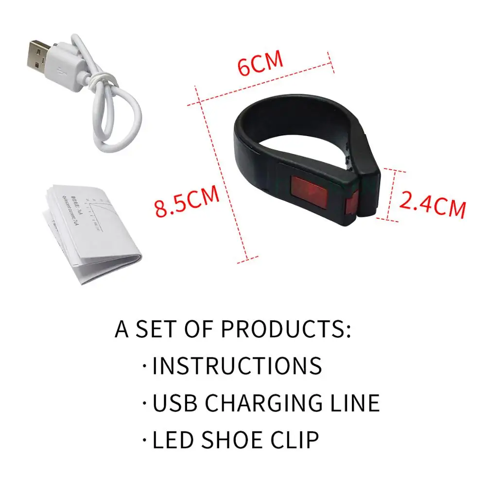 Flashing New Wholesales LED Shoes Clip Light For Promotion Gift Or Outdoor Activities Events