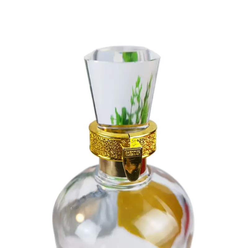 High-End Luxury Hotel Bars Use Crystal Crown Wine Bottle Stopper With Favorable Discount