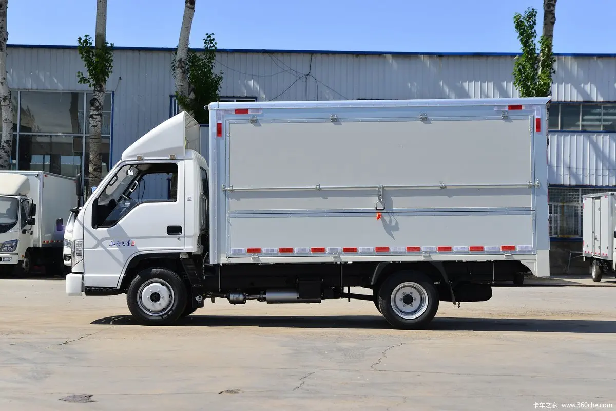 Factory Sale Mini Box Truck 2 Ton Van Cargo Food Truck with Cheap Price New Cars