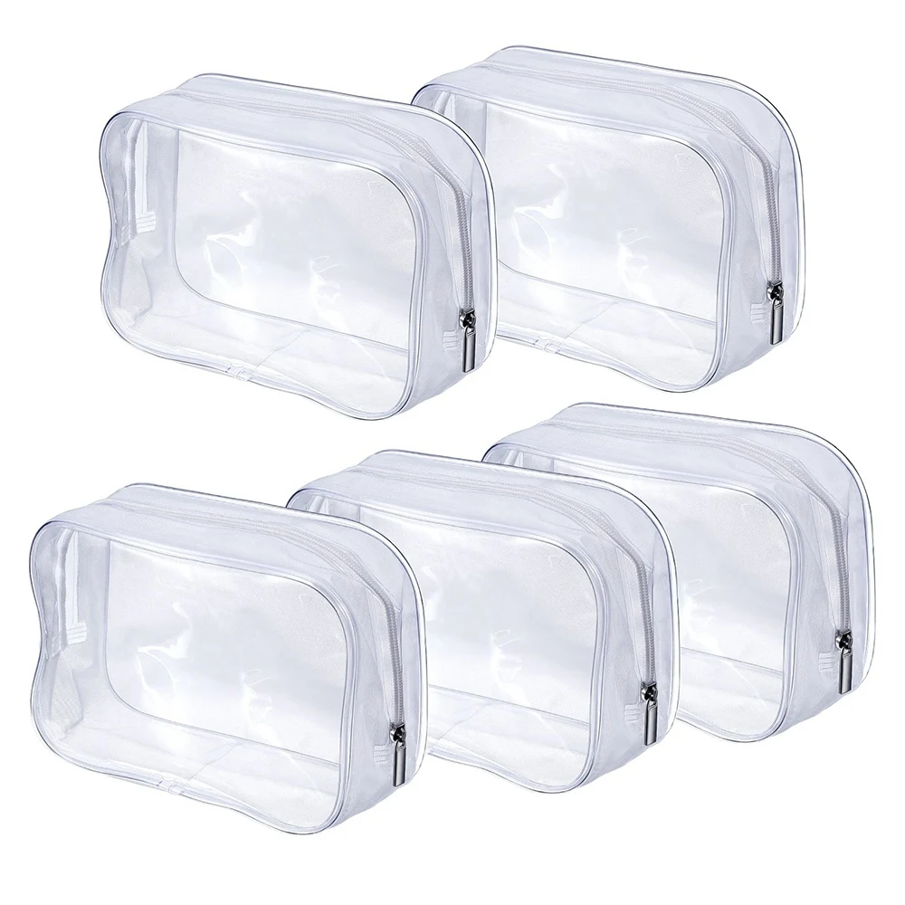 Дорожная косметичка для женщин, Косметическая Подарочная сумка с принтом логотипа на заказ, недорогая Водонепроницаемая прозрачная пластиковая коробка из ПВХ для женщин