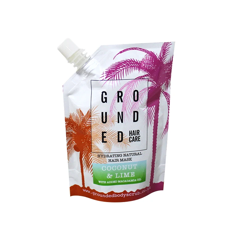 OEM Custom 100ml Biodegradable Stand Up Corner Flexible Packaging Refillable Printing Juice Manufacturer Snack Spout Pouch