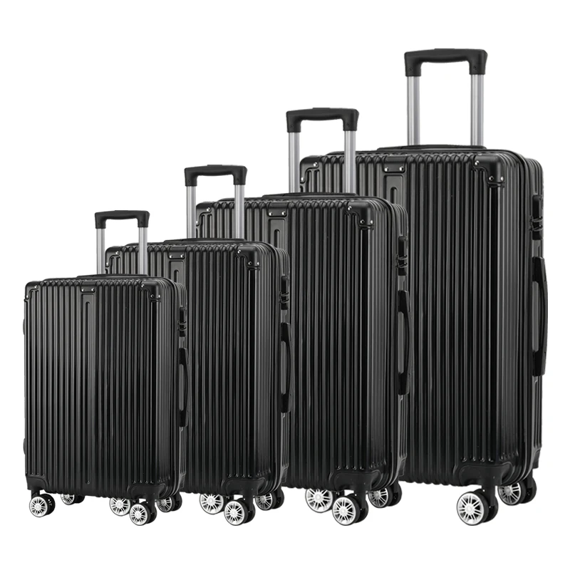 A LAMBDA OEM ODM Custom 4pcs 3 Pcs Set Wheels Decent Trolley Bags Luggage Manufacturer Unique Travel Luggage Sets Unisex Spinner