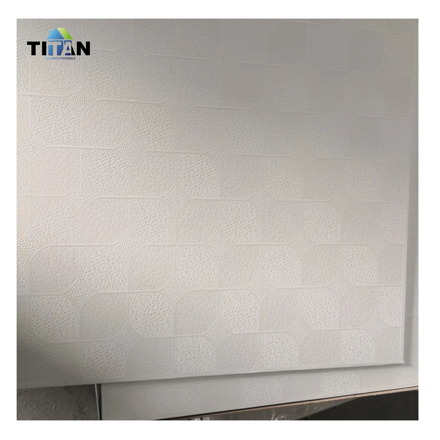 Нигерия Dalles De Plafond 60x60 гипсокартон фальшивая потолочная плитка из ПВХ Carreaux