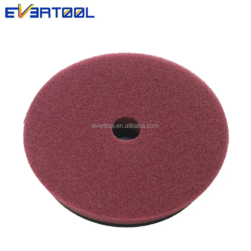 EVERTOOL Foam Dual Action Polisher Cutting Pad Set Automotive Polishing Sponge Soft Buff DA Foam Polishing Disc