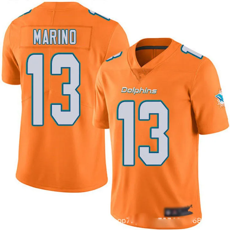 NFL 2021 Майами Дельфины 1 #13 #29 # зеленая и белая ретро Легенда второго поколения мужская