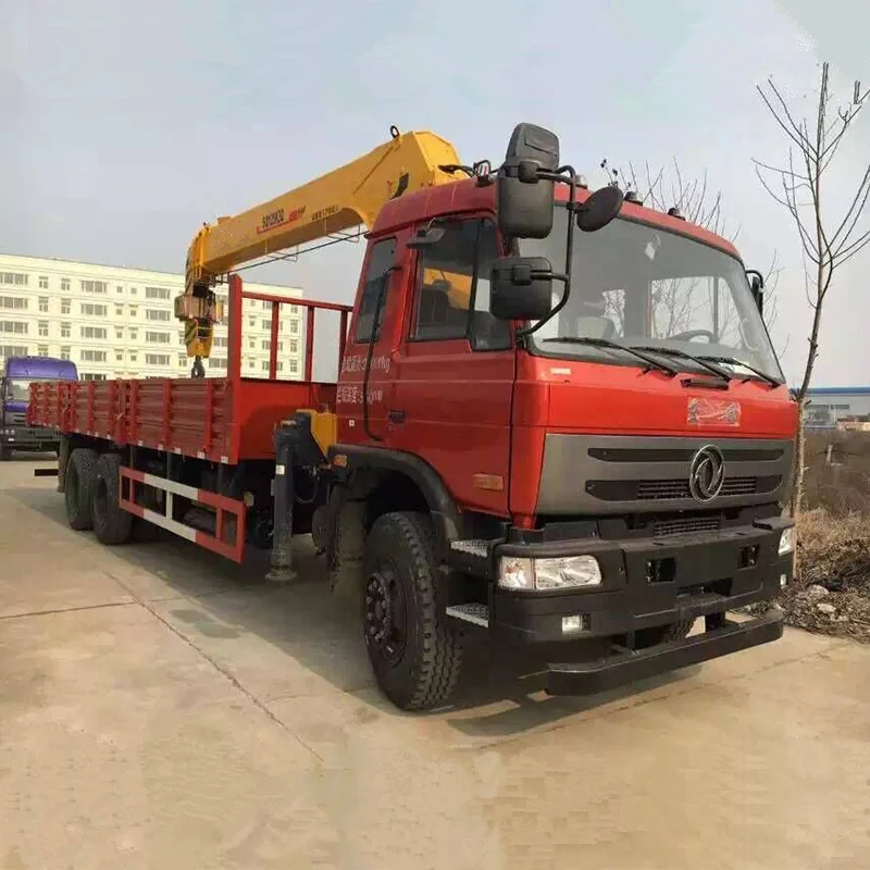 Hydraulic Arm Truck Mounted Crane Manipulator SQ12SK3Q Remote Monitoring System Truck Crane