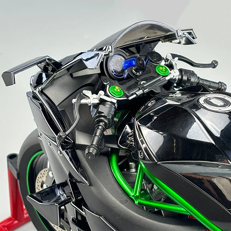 Advance sale 1:6 high quality Kawasaki H2 motorcycle alloy model smoke High speed Exquisite collection display gift collection