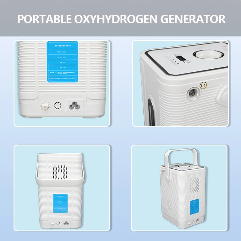 Portable Hydrogen Inhalation Machine 1L Inhaler Gas Generator H2 Gas Pure Health Gas Inhalation Machine
