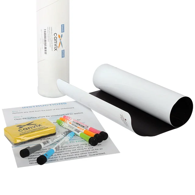 HOMIDEK Whiteboard Soft Magnetic Wall Sticker Erasable Message Drawing Board for Home Office