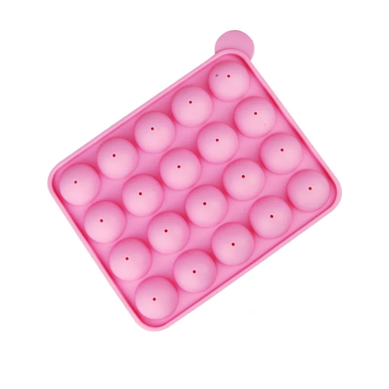  20 полости силиконовый торт Поп Плесень отлично подходят для твердых леденцов и вечеринок капкейков
