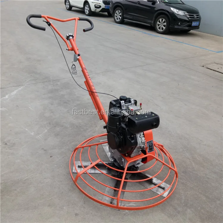 PT36F petrol engine concrete finishing power trowel with five blades