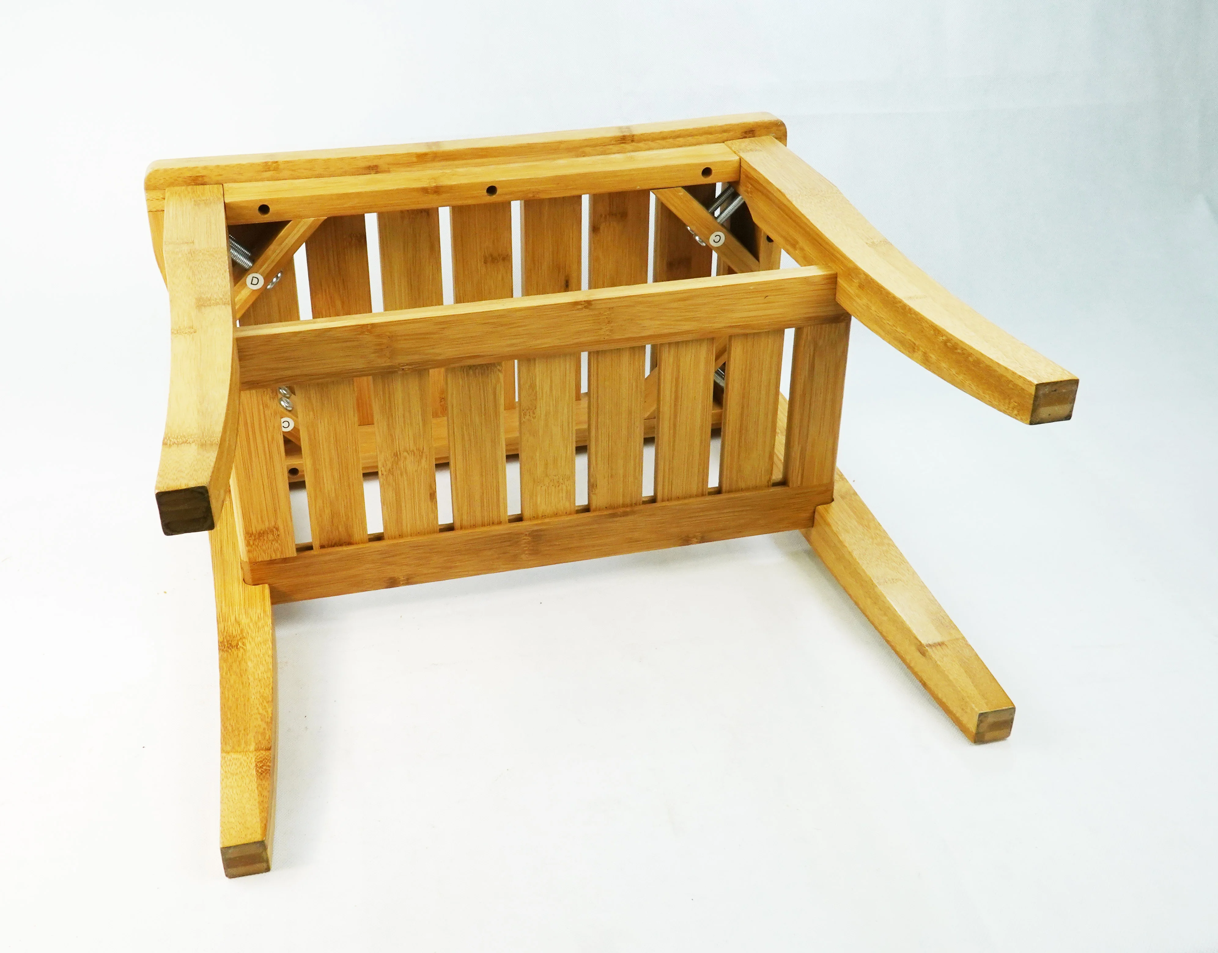 
Deluxe Bamboo Shower Seat Bench with Storage Shelf Spa Bath Stool with Storage Shelf Eco-friendly Bamboo Bathroom Chair 