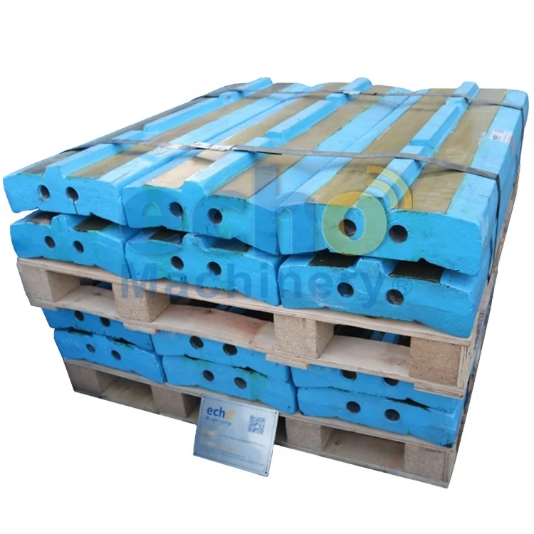 MR110 EVO impact crusher blow bar medium chrome hammers for stone crushing