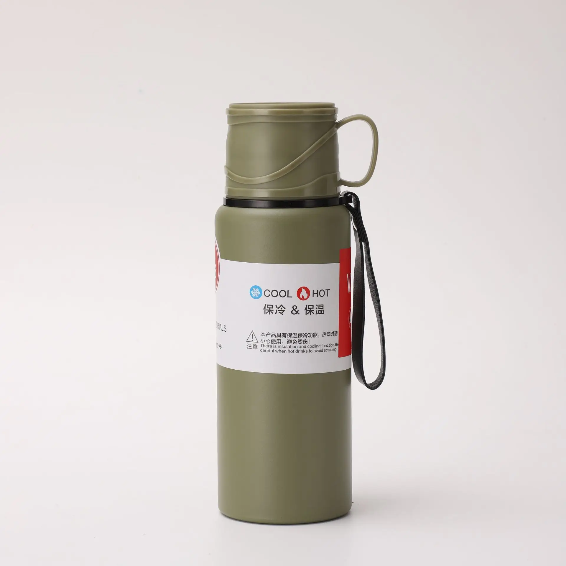 Spot Goods 304 Stainless Steel Iron Flask Vacuum Flask Thermo Double Wall Stainless Steel Water Bottle Portable Vacuum Flask