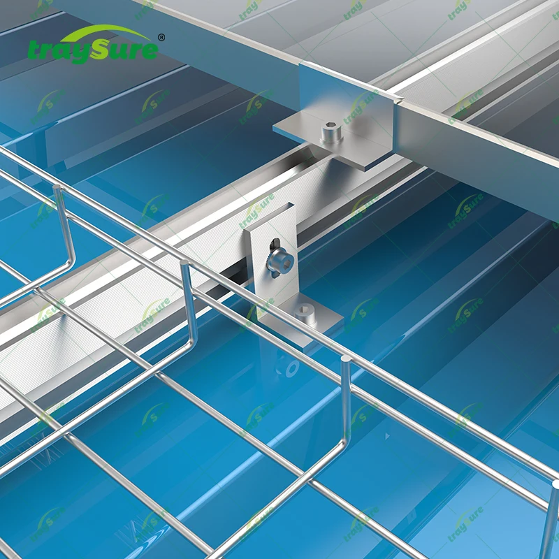 TRAYSURE Rooftop Solar Mounting System Aluminum 6065 -T5 Solar Brackets Panel Customized Rail Solar Mounting System
