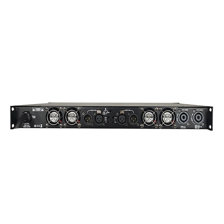 Roland Crown Digital dj systems power amplifier 2 channel 2000 watts R2-2000 1U 2 channel stereo amplifier power