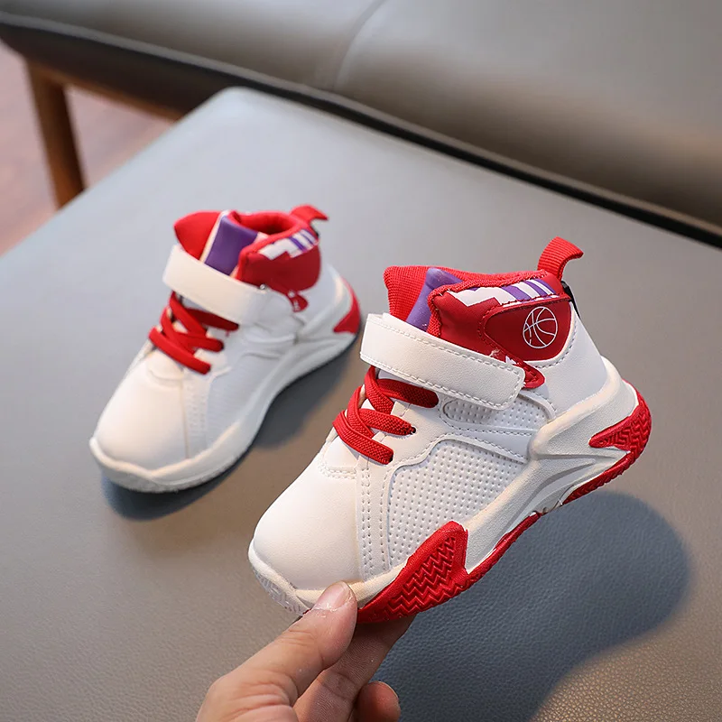 New Boys Basketball Shoes for Kids Sneakers Thick Sole Non-slip Children Sports Shoes Child Boy Girl Shoes Basket Enfant
