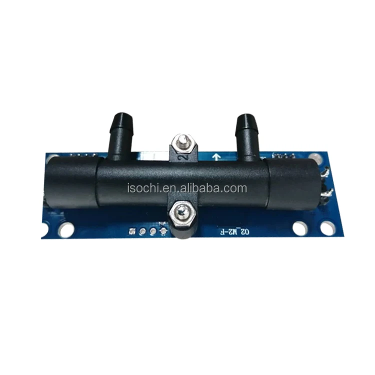 Medical Flow Sensor PCB with display and oxygen sensor