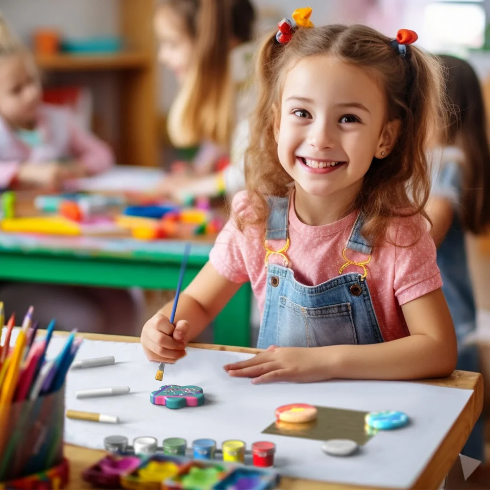 New Foil Rock Painting Kit DIY with Foil Sparkling Art Rock Drawing Craft for Children