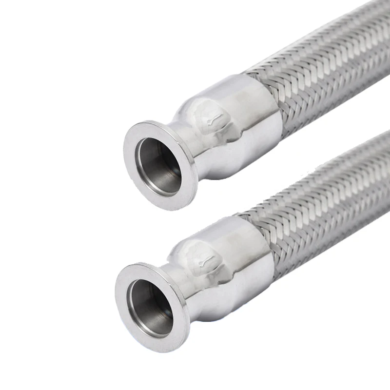 Ss316 304 Stainless Steel Floating Flange Connections Flexible Metal Braided Hose