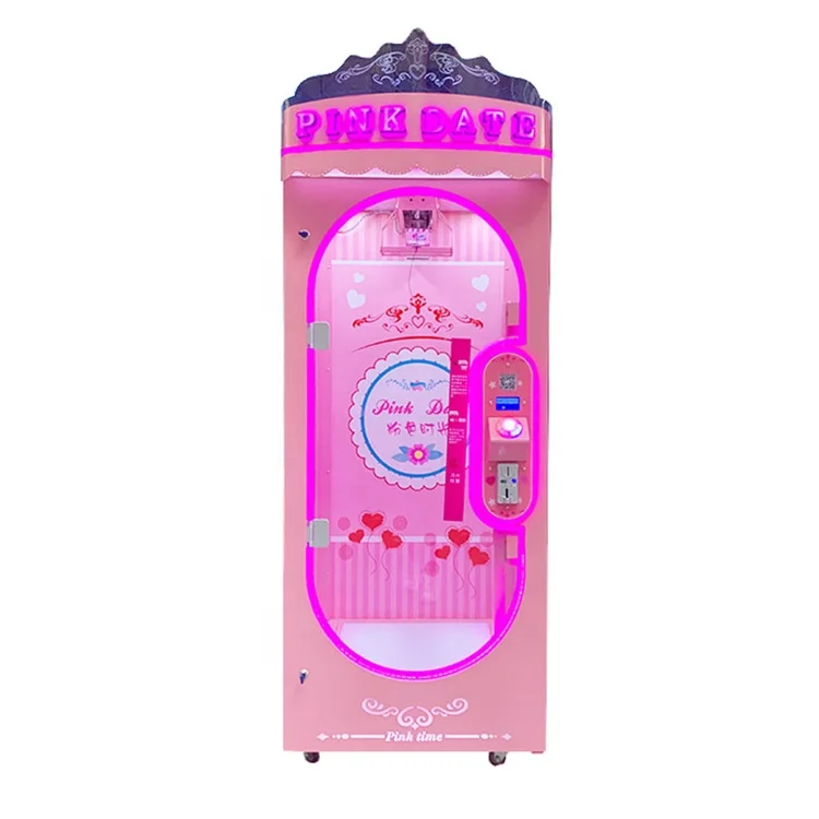 Pink Date big size doll scissor game machine prize vending game machine for sale