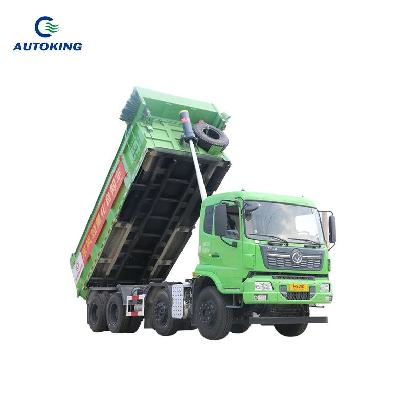 Грузовики Подержанные Dongfeng самосвал 8x4 12 колес 336 371HP 40T 50T грузовые самосвалы для продажи