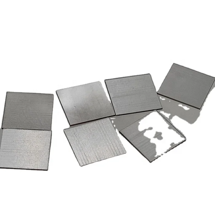 Mono CVD 8x8x0.3mm square shape diamond crystalline plates for CVD seeds use