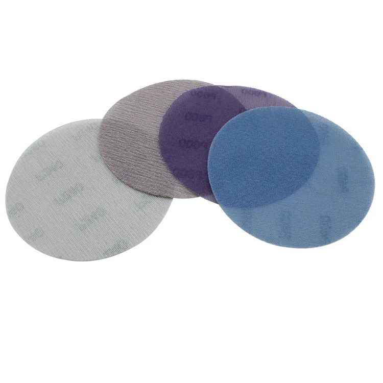 6 inch Premium Ceramic Grain Sanding  Excellent Cutting Performance Mesh Sanding Disc For Car Polishing