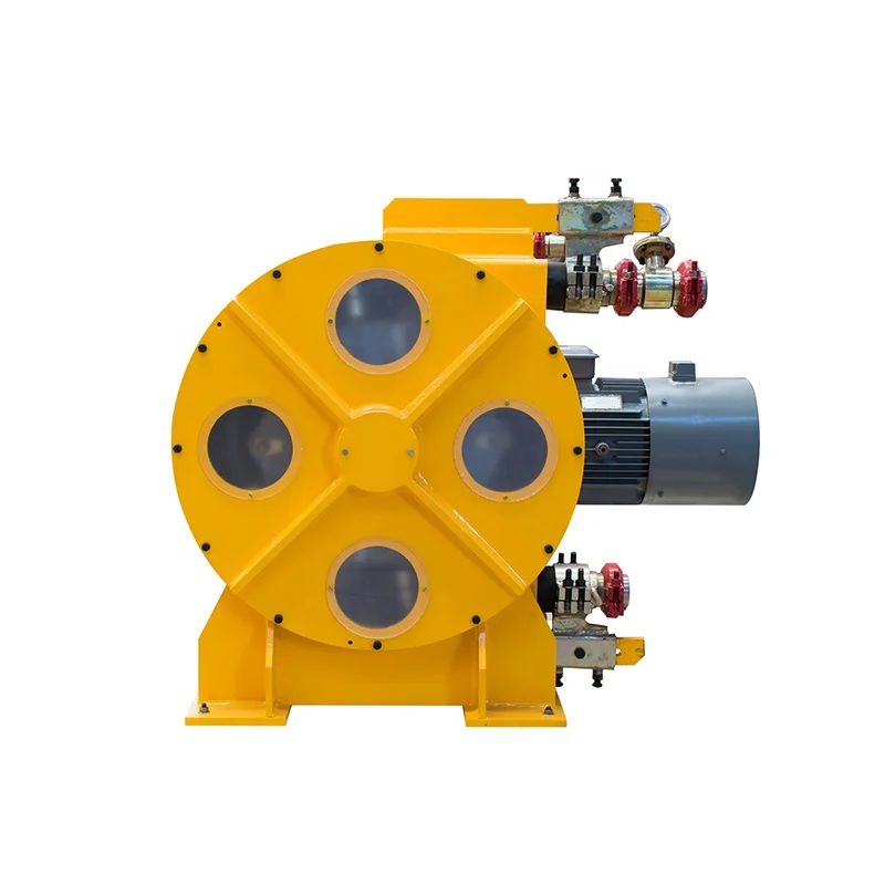 Adjustable ce safety standard squeeze-type industrial peristaltic hose pump for transferring