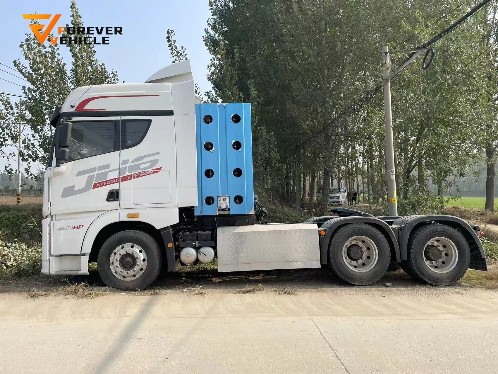 Газовый тягач Faw Jh6 CNG 6x4 дизельное топливо ручная/автоматическая коробка передач двигатель Weichai Euro 3 стандарт выбросов 600 л