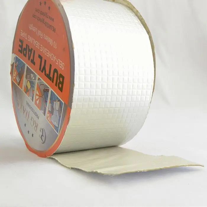 Aluminum foil butyl rubber waterproof tape rubber sealing repair roof tape