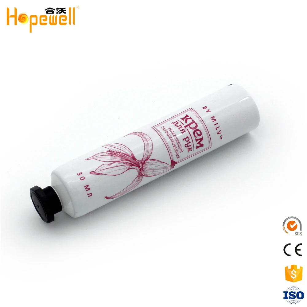 
30ml Empty soft hand sanitizer gel wash cream medical packaging aluminum laminated tube 