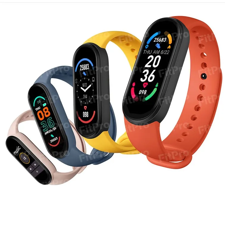 
In Stock 2021 Smart Band M4 M5 M6 / Cheap Smart Watch M6 M5 M4 Fitness Tracker M6 Smart Wristband Hot Selling 