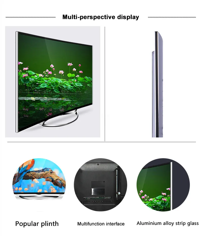 Weier 32  55 inch home theatre system HD led Curved tv 4k smart Television