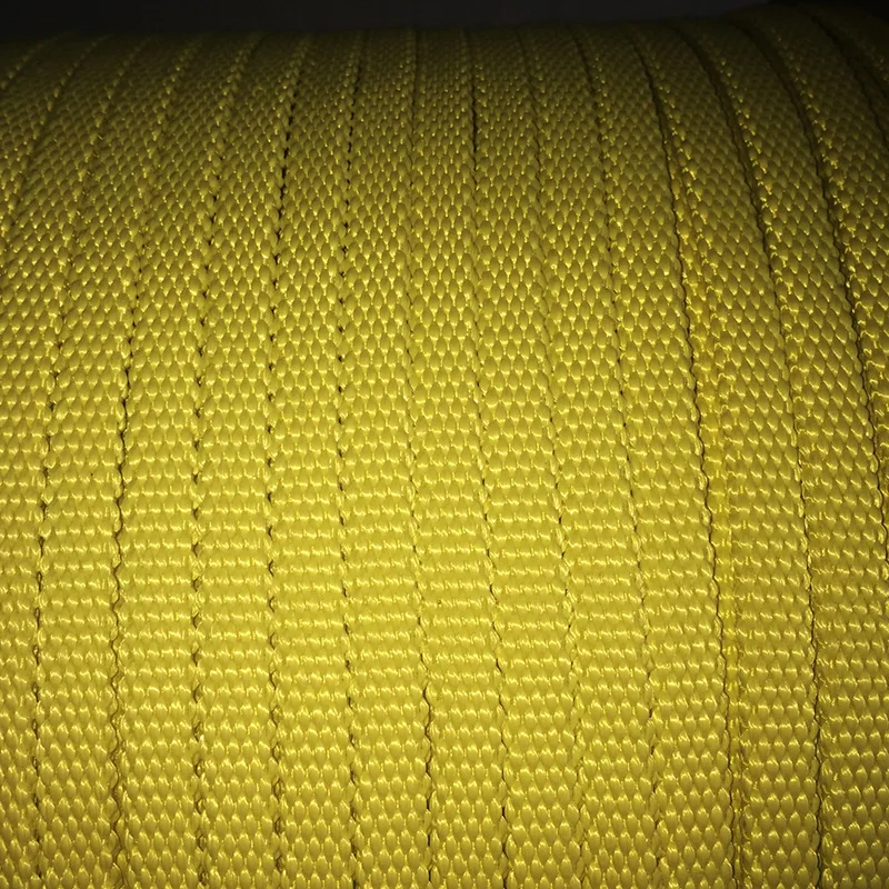 Heat resistant Kevla aramid roller rope used for tempering furnace