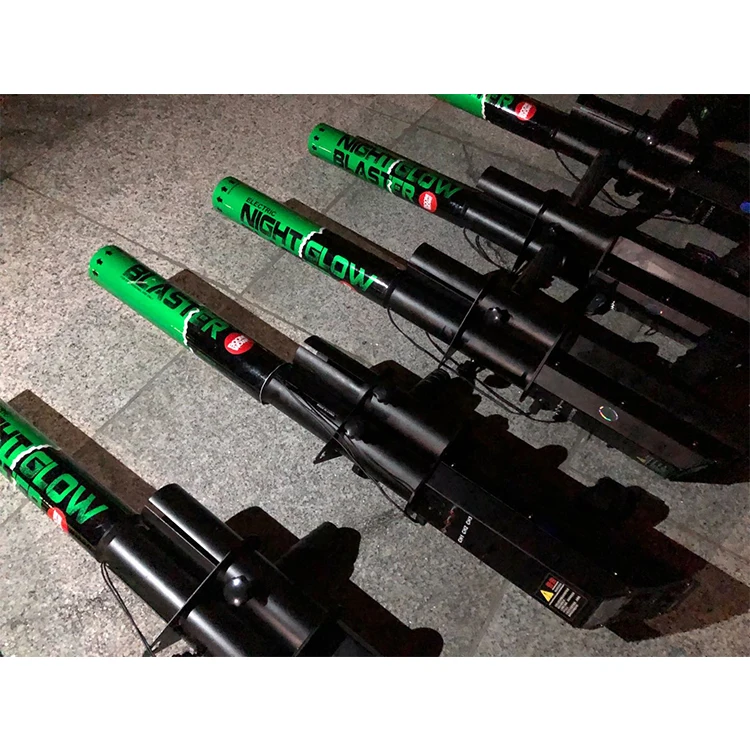 Boomwow новый продукт XL ночной светящийся Радужный стример бластер электрическая пушка для конфетти для уличных вечеринок в ночное время